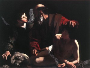 Caravaggio_Sacrifice_of_Isaac_I