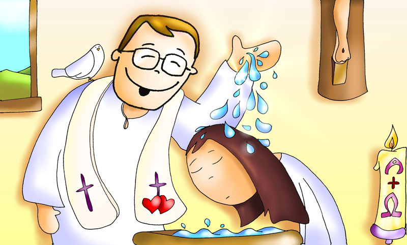 Resultado de imagen para imagenes del bautismo del señor para niños